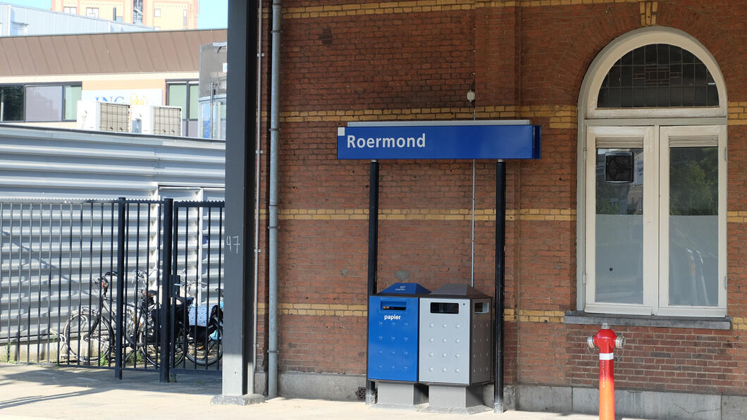 Afbeelding van naambord Station Roermond