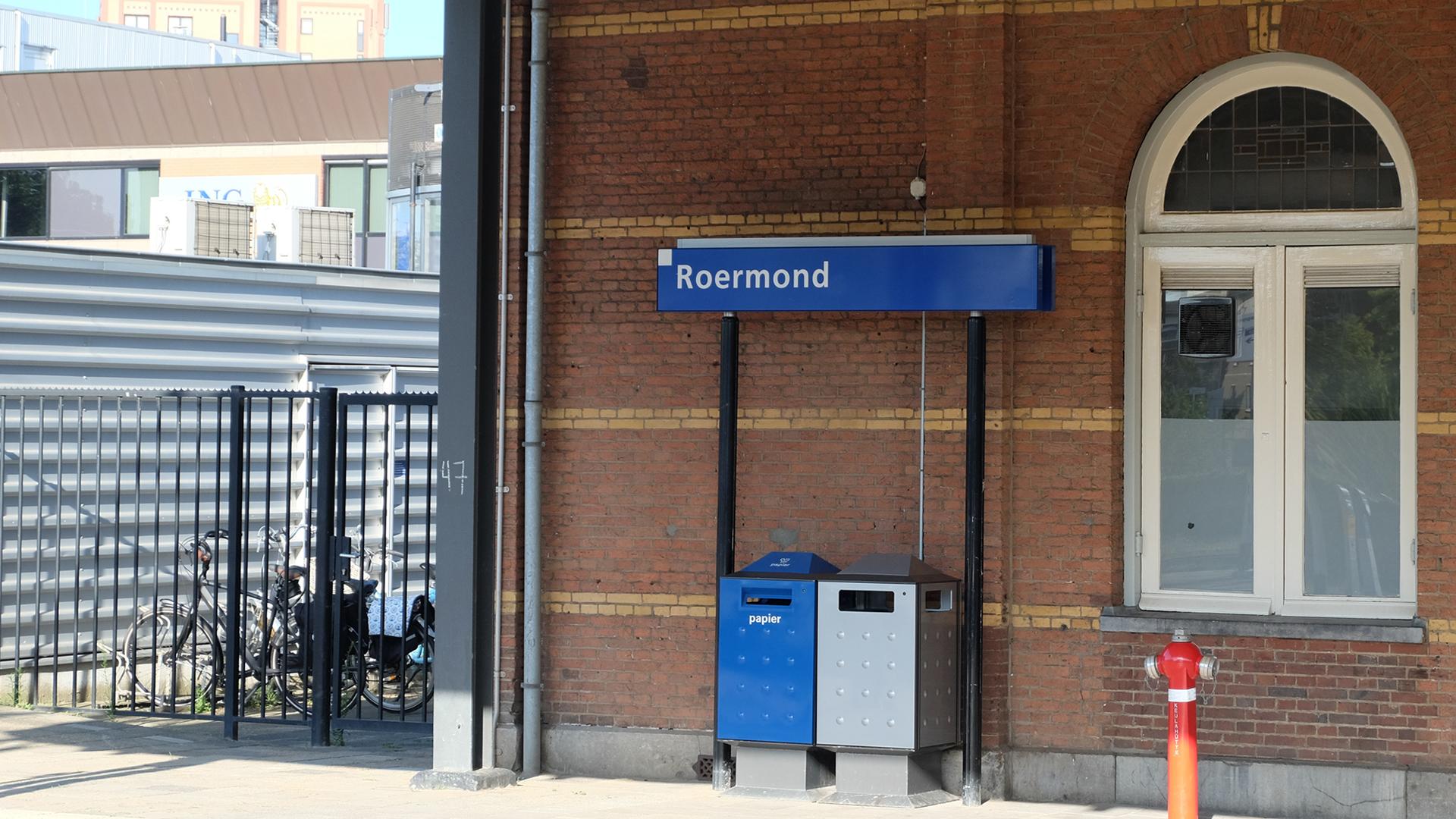 Afbeelding van naambord Station Roermond